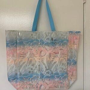 Floral Pastel Beach Tote Bag